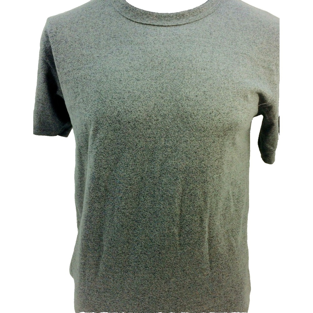 Alternative Apparel Size S/M Women's Gray Blouse Shirt Casual Crew Neck